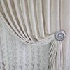 5M Checkmate Fawn with Linen voil