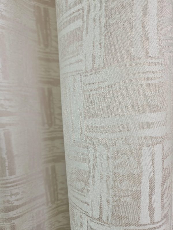 5M Checkmate Fawn with Linen voil